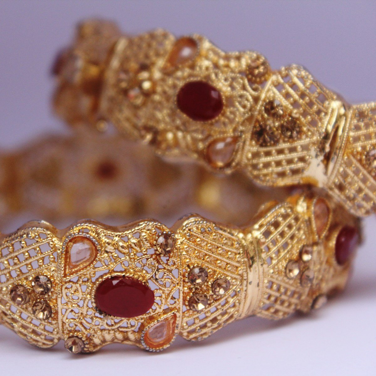 Mesh Weave Gold Bracelet