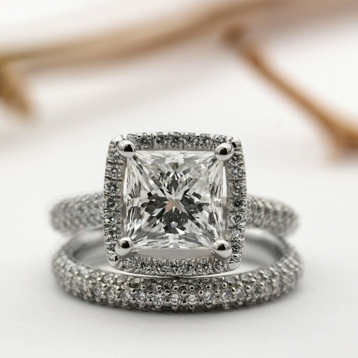 Whisper Halo Diamond Ring