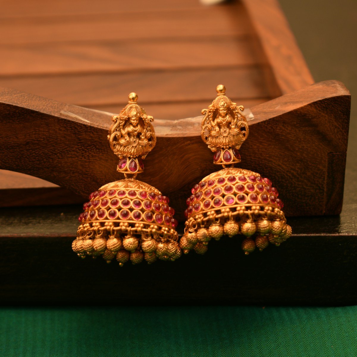 Temple Goddess Jhumka