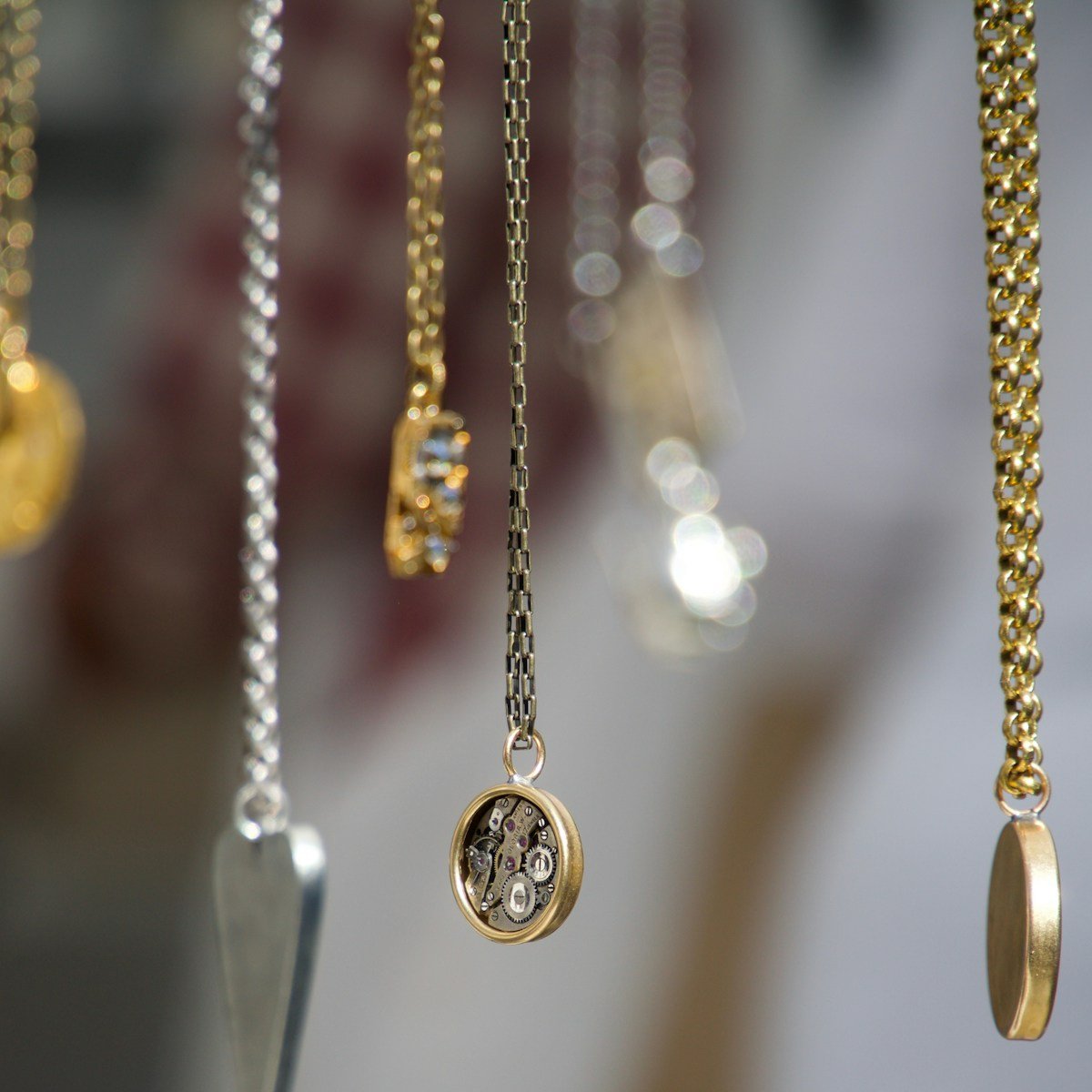 Teardrop Solitaire Pendant